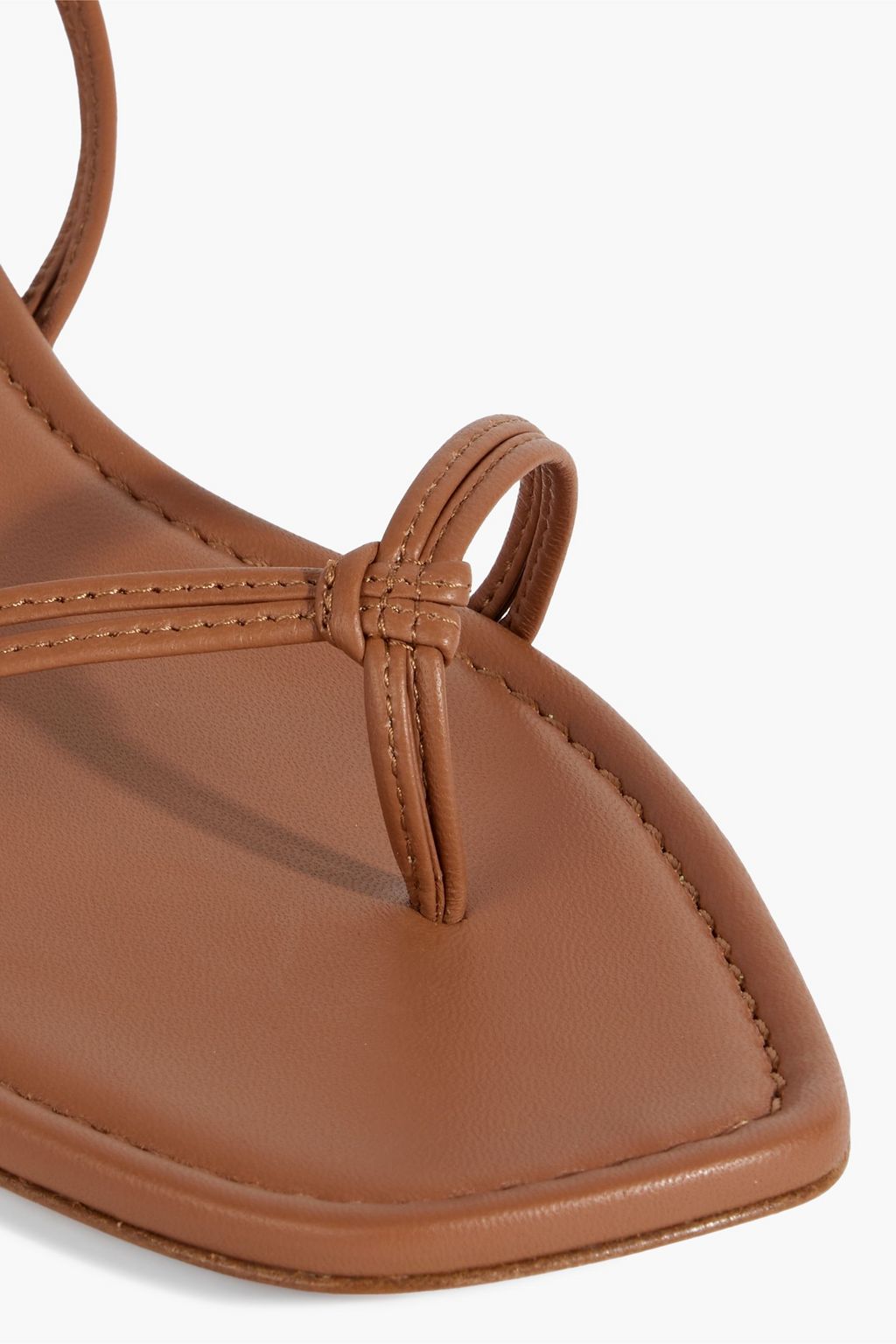 AQUAZZURA Esvedra lace-up leather sandals