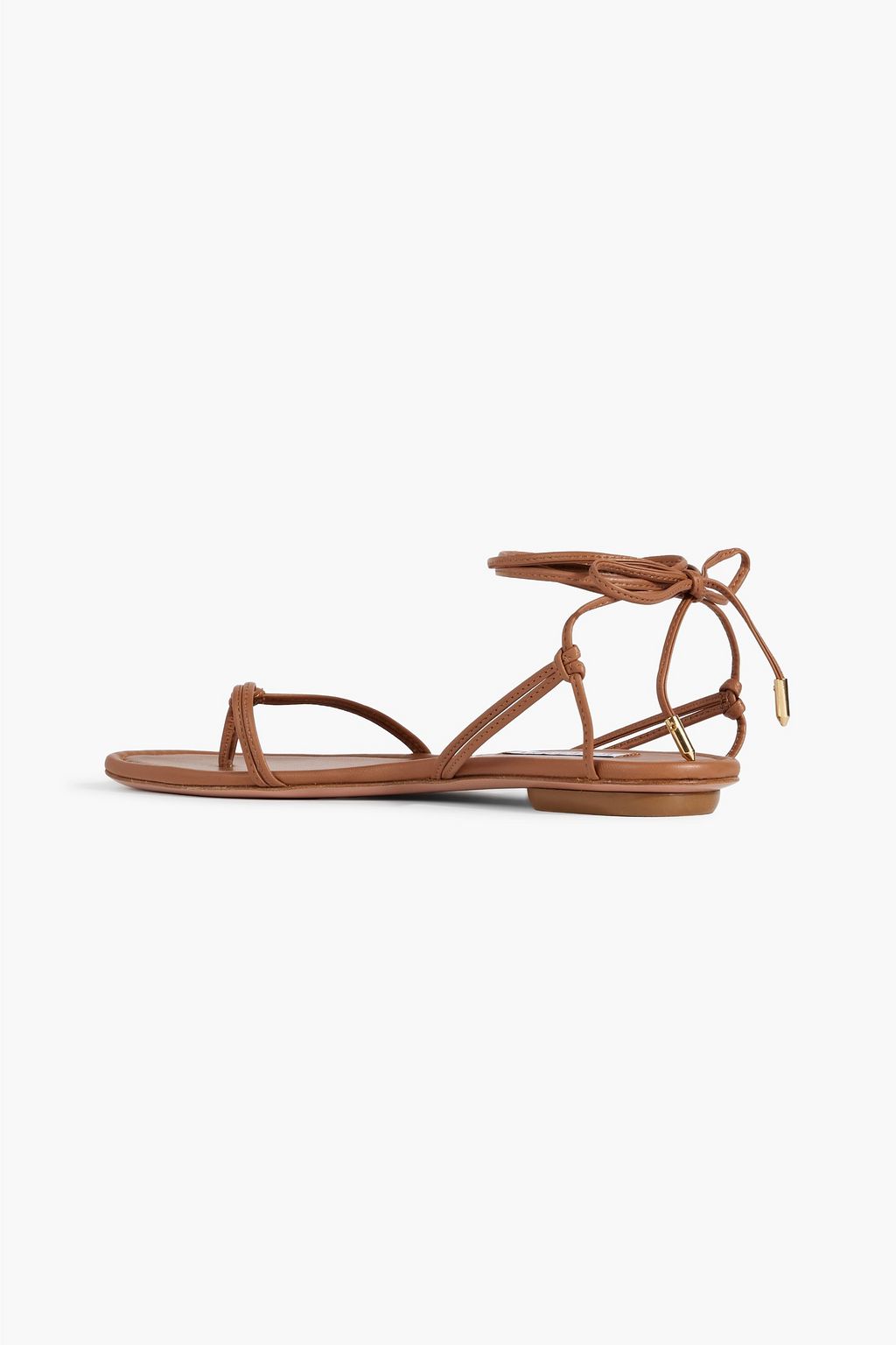 AQUAZZURA Esvedra lace-up leather sandals