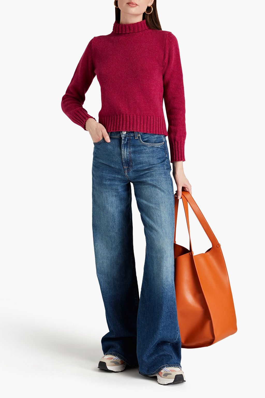 &DAUGHTER Fintra wool turtleneck sweater