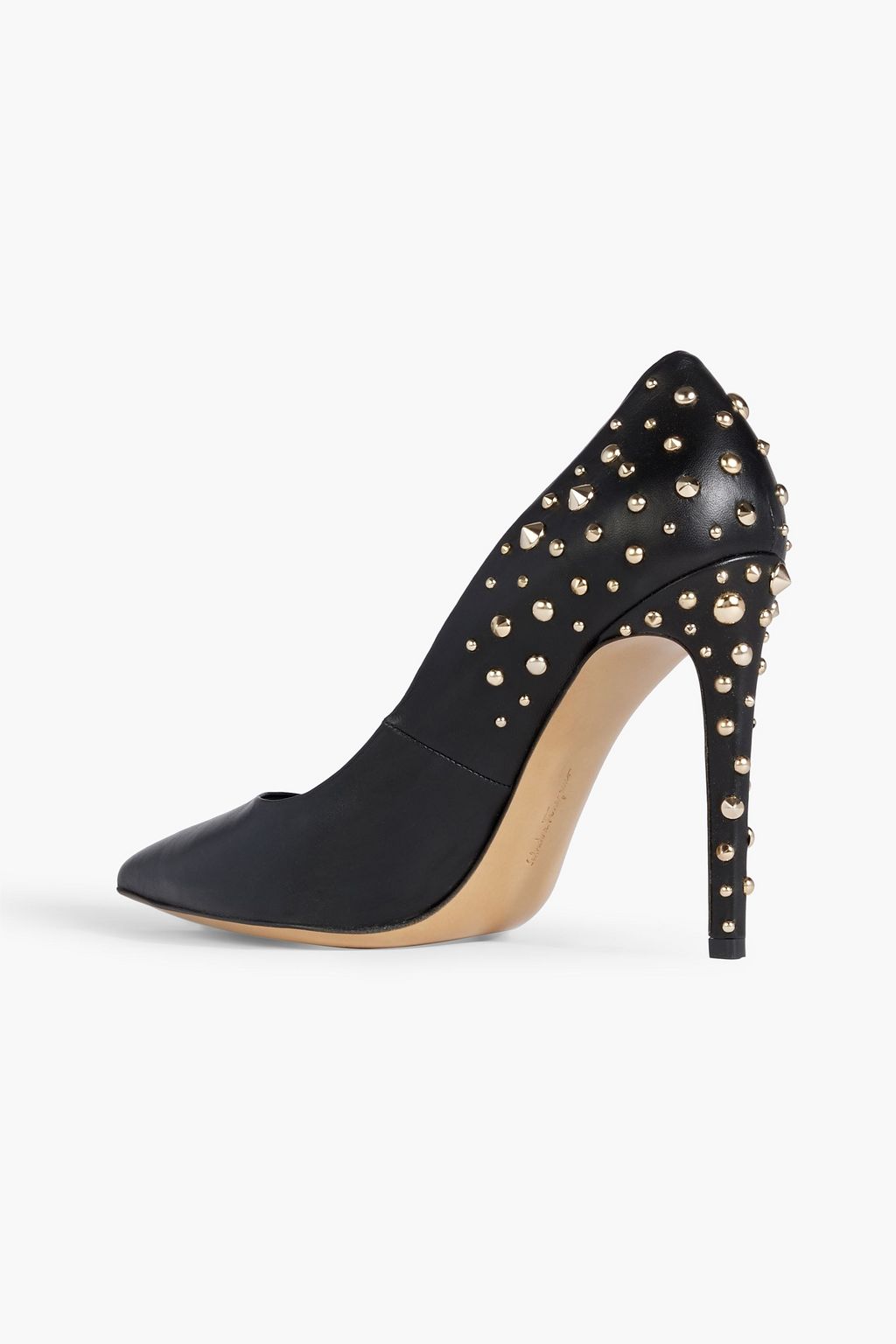 FERRAGAMO Only X5 studded leather pumps