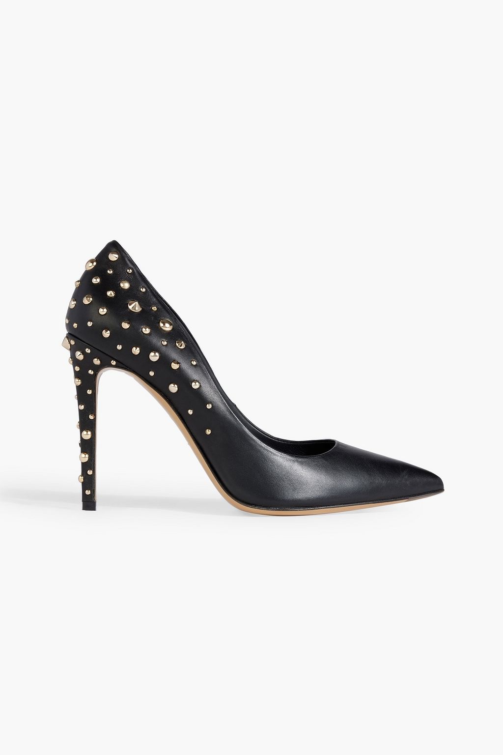 FERRAGAMO Only X5 studded leather pumps THE OUTNET