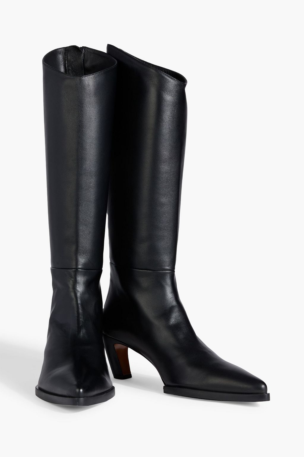 FRAME Le Parker leather knee boots | THE OUTNET