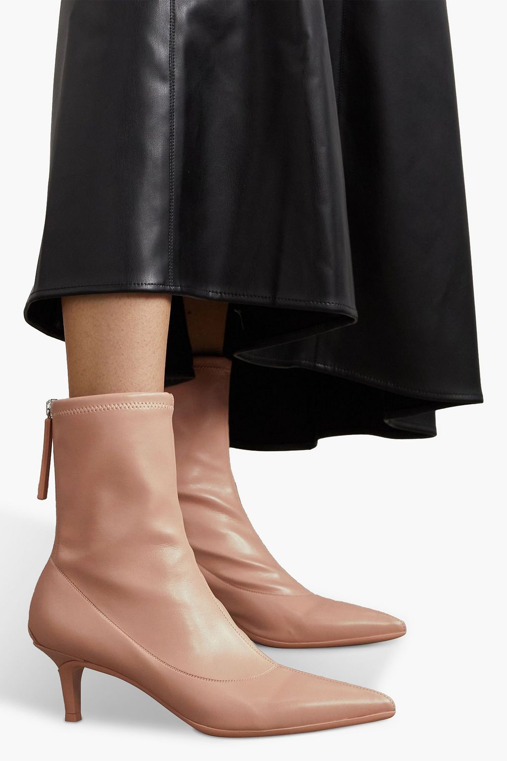 GIANVITO ROSSI 55 인조 가죽 삭스 부츠