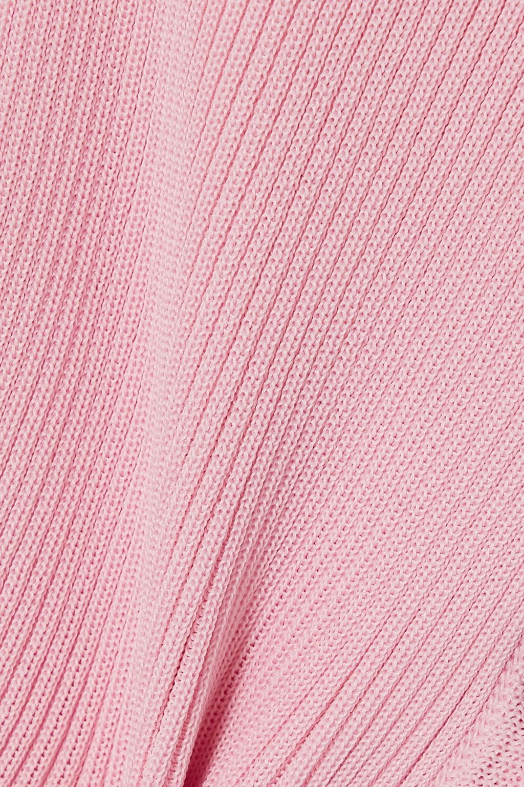 RENAISSANCE RENAISSANCE Cropped tulle and ribbed-knit cardigan