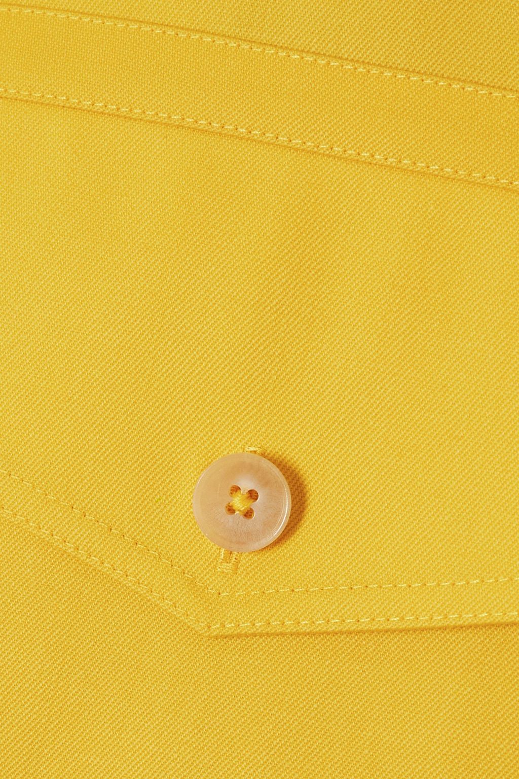 JIL SANDER Oversized tie-detailed wool-gabardine shirt