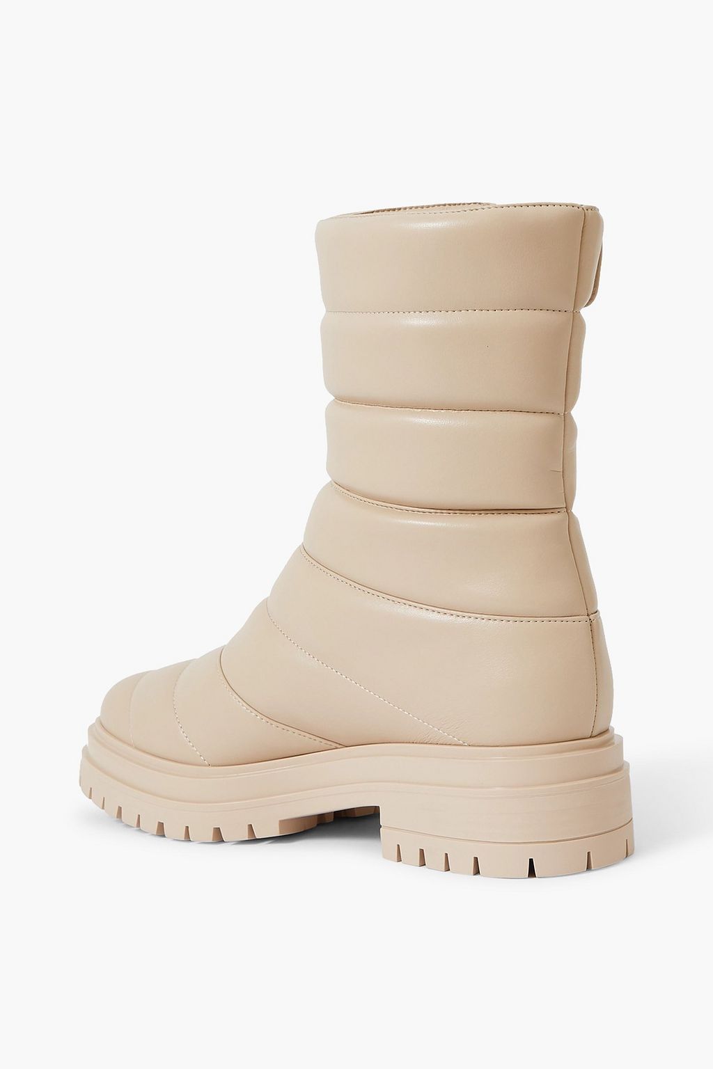 GIANVITO ROSSI Quilted faux leather ankle boots