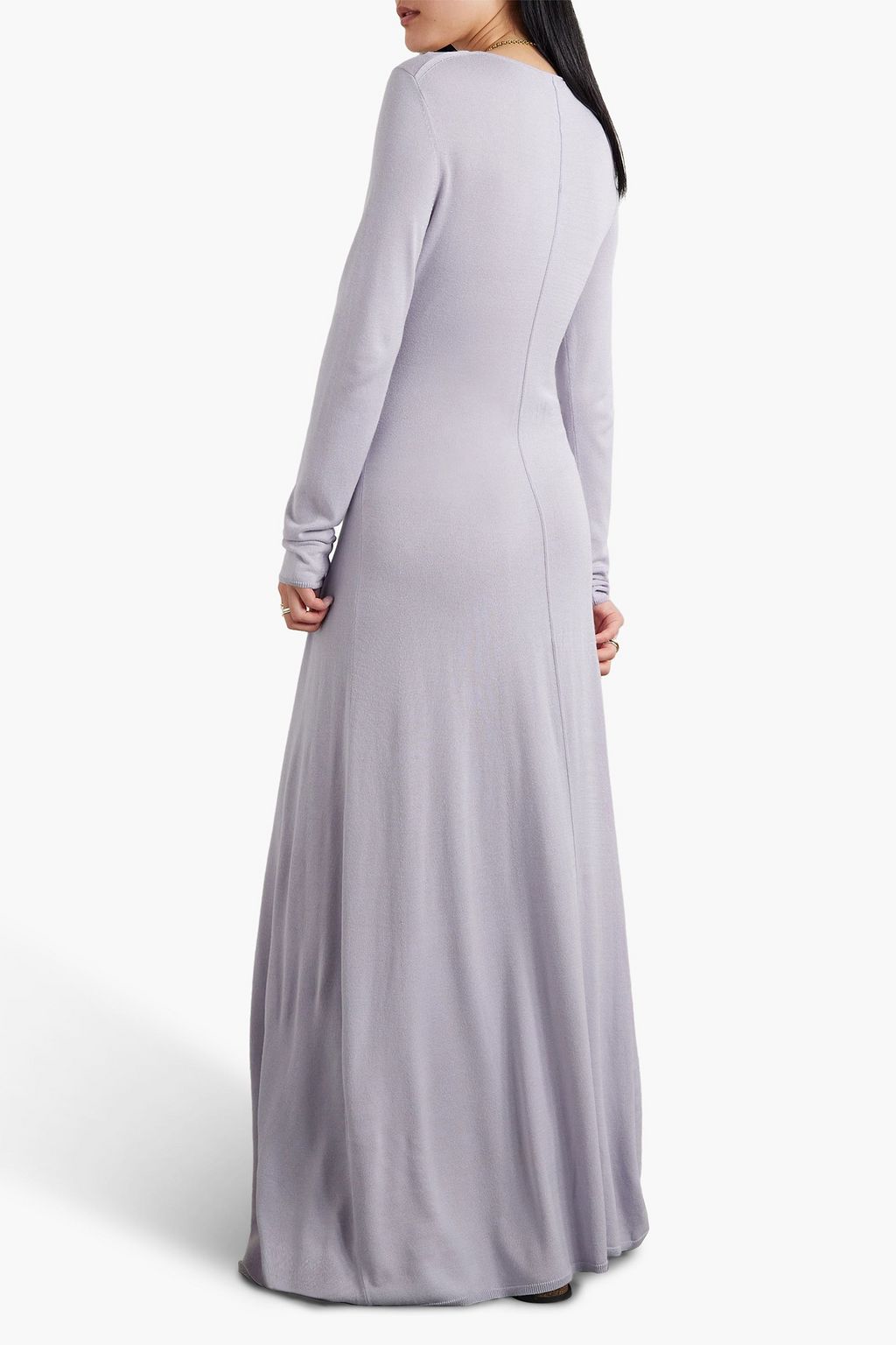 LAFAYETTE 148 فستان طويل من نسيج محبوك