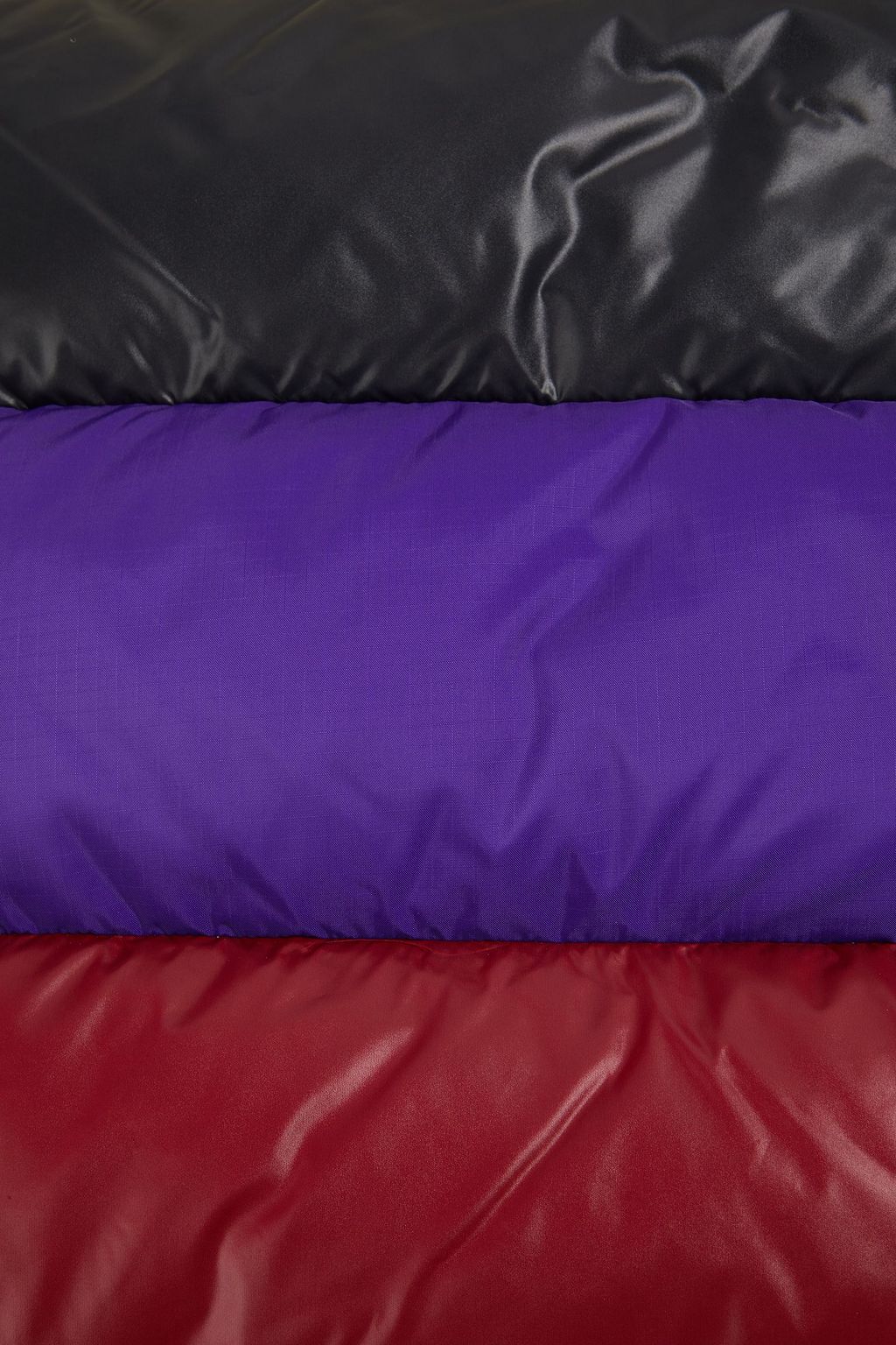 MARNI Schal aus gestepptem Shell in Colour-Block-Optik