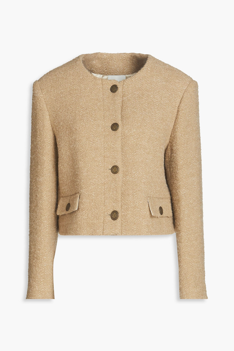 SANDRO WALLACE BOUCLÉ-TWEED JACKET 