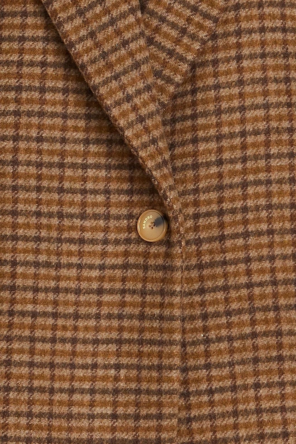 SANDRO Checked tweed blazer