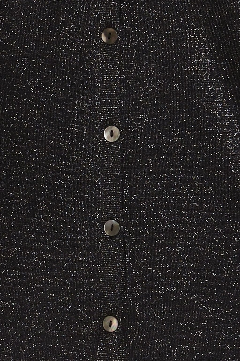 N.PEAL Cardigan aus einer Kaschmirmischung mit Metallic-Effekt