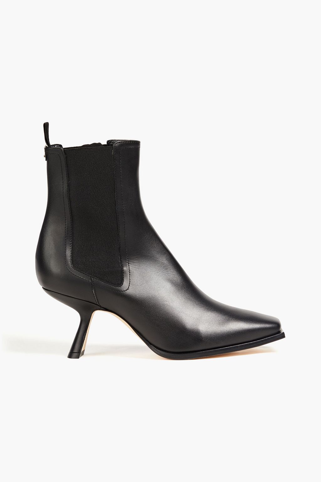 Nicholas Kirkwood Black Leather And Stretch Fabric Pointed Toe