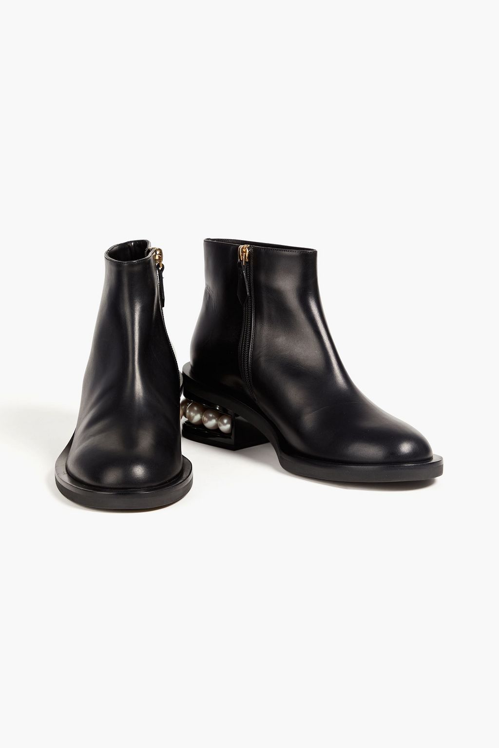 NICHOLAS KIRKWOOD Embellished leather ankle boots