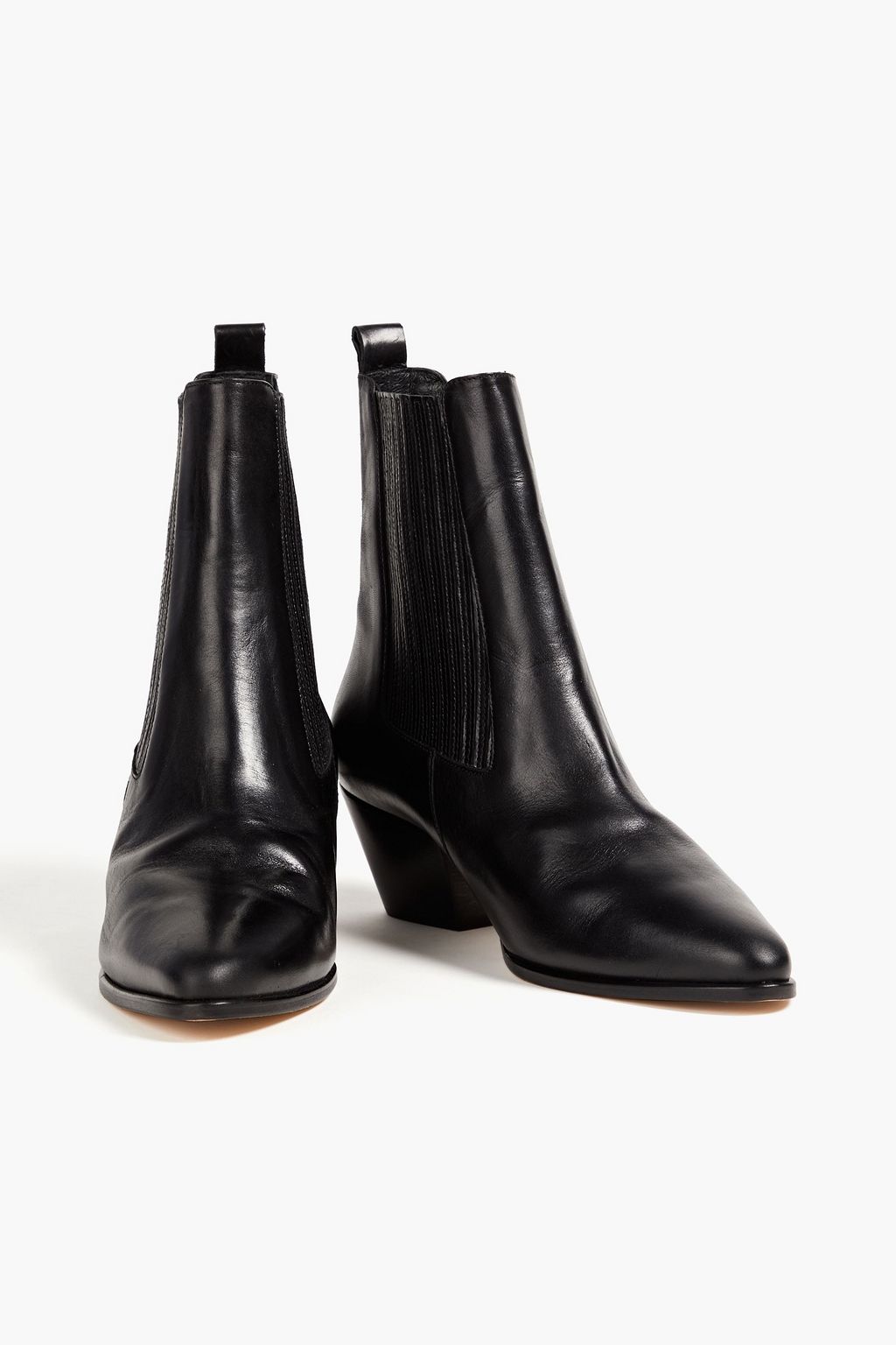 SANDRO Amelya leather ankle boots | THE OUTNET