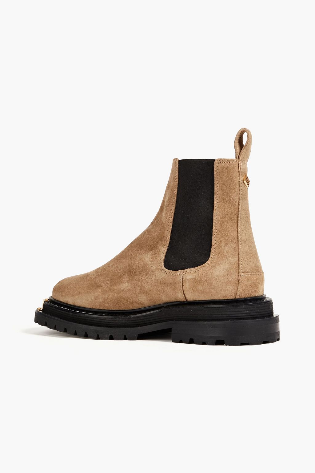 SANDRO Embellished suede Chelsea boots