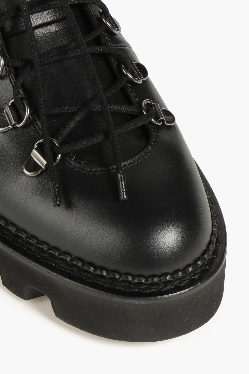 NICHOLAS KIRKWOOD Delf embellished leather combat boots