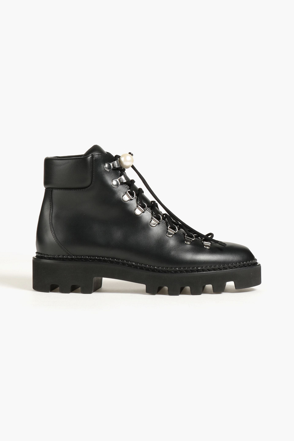 Nicholas Kirkwood Delf Combat Boots Aus Leder Mit Verzierung