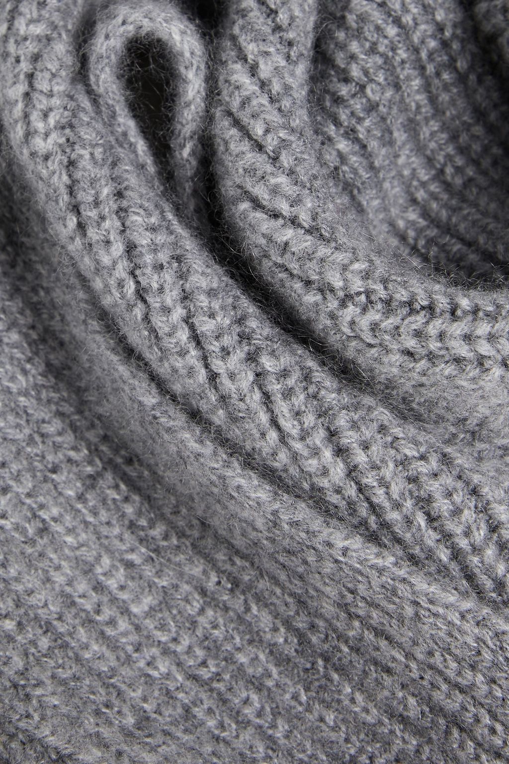 N.PEAL Ribbed cashmere scarf