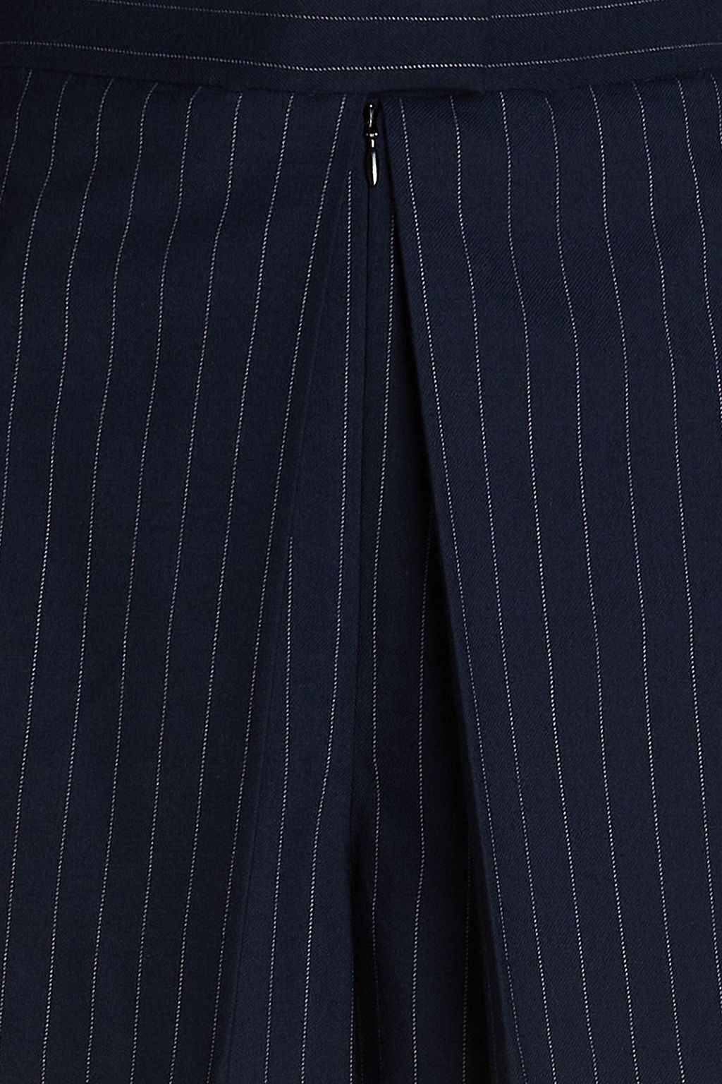 SANDRO Pinstriped twill shorts