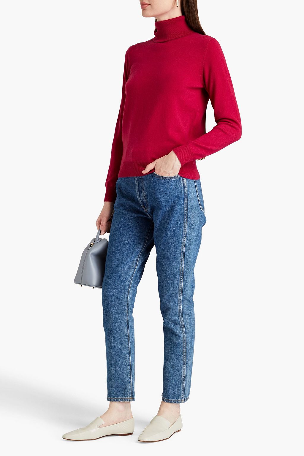 N.PEAL Rollkragenpullover aus Kaschmir
