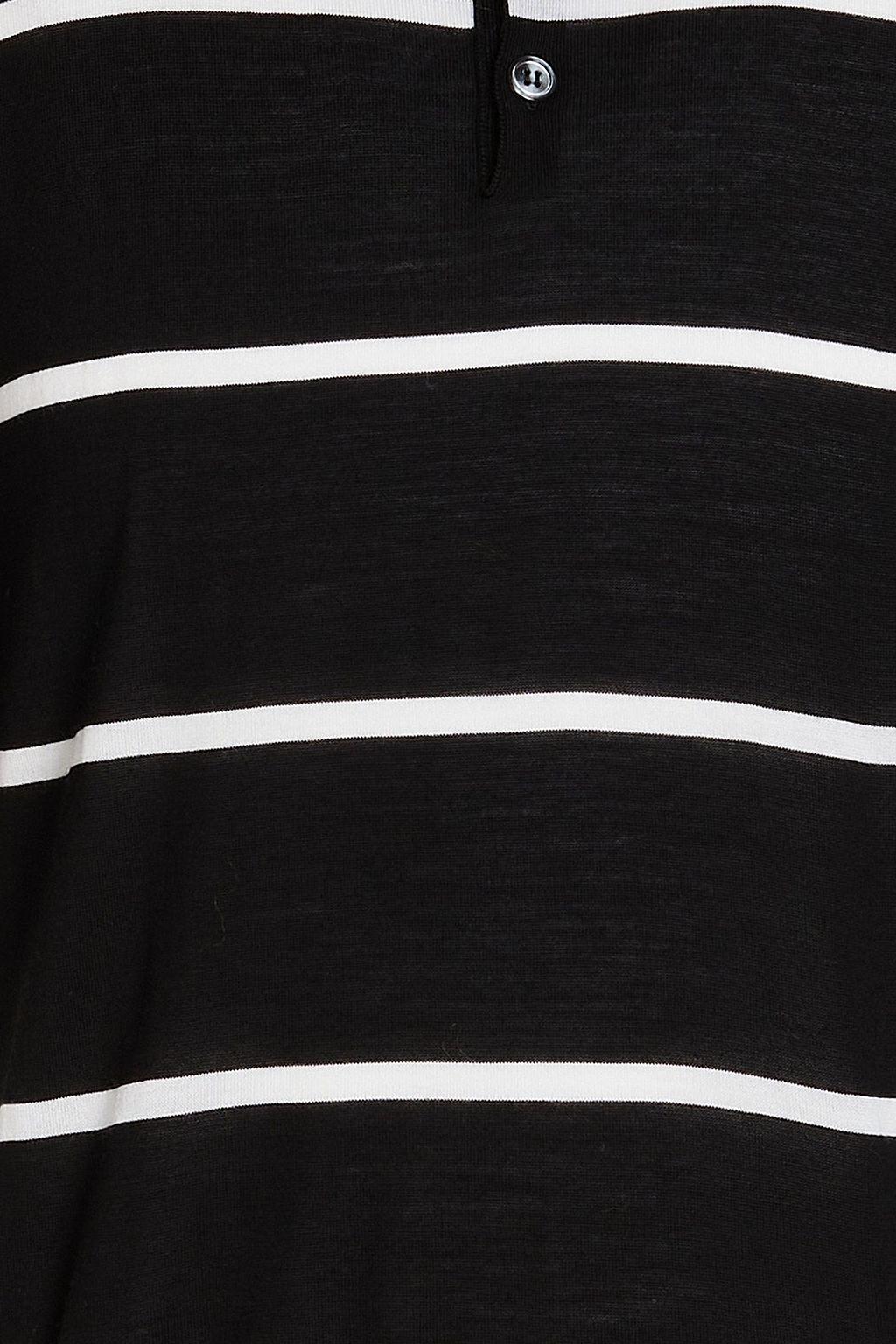 MARNI Striped wool polo shirt