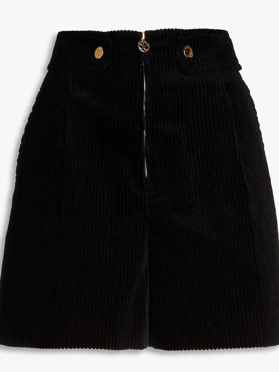 cotton-corduroy shorts