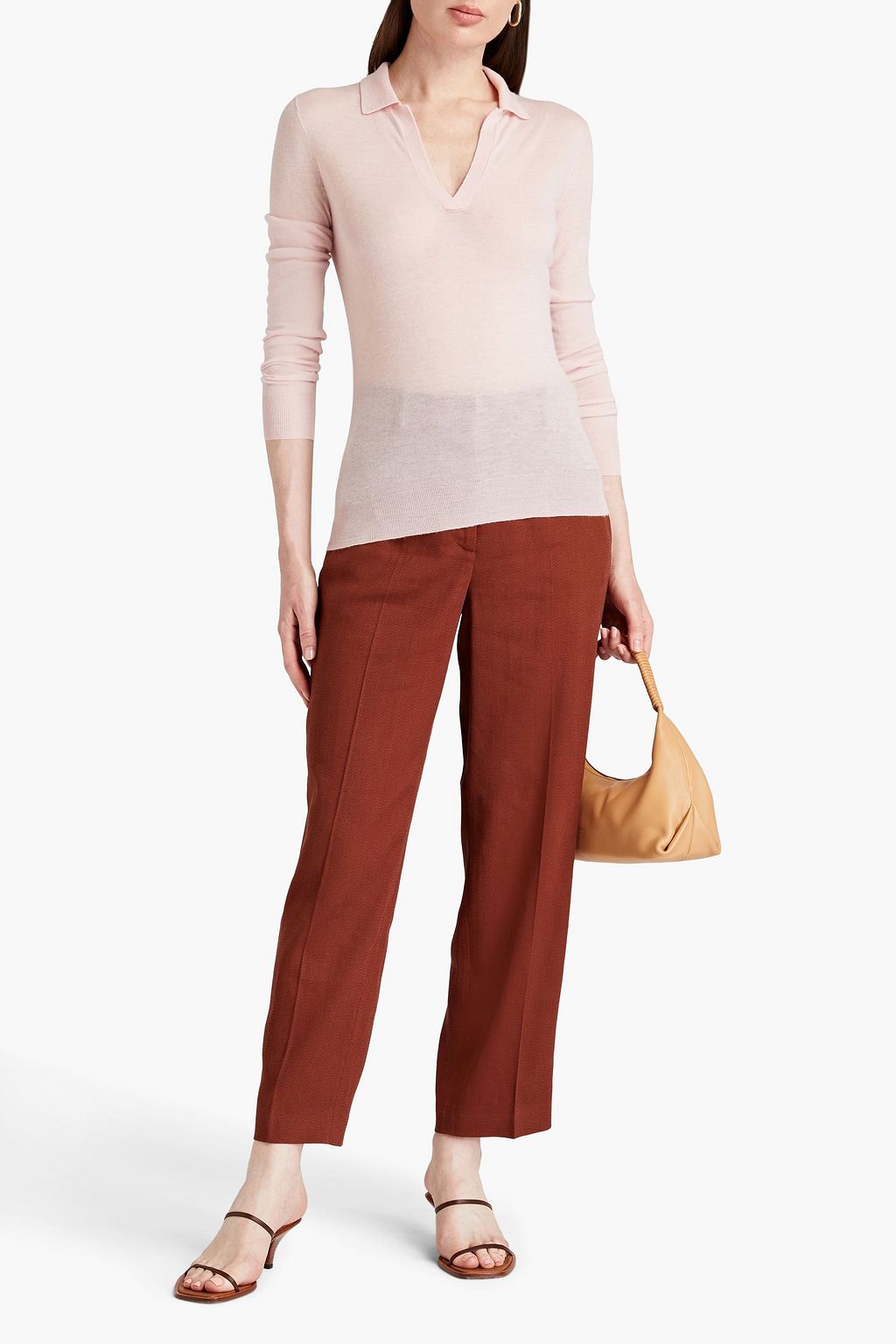 JOSEPH Cashmere polo sweater