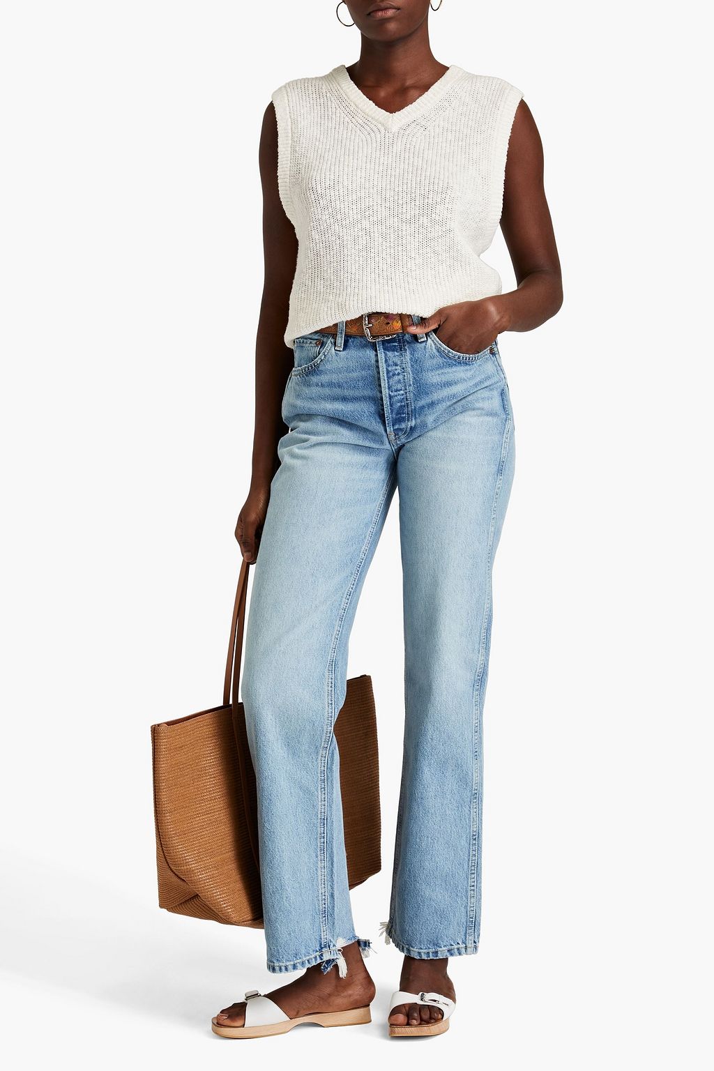 RE/DONE 90s high-rise straight-leg jeans