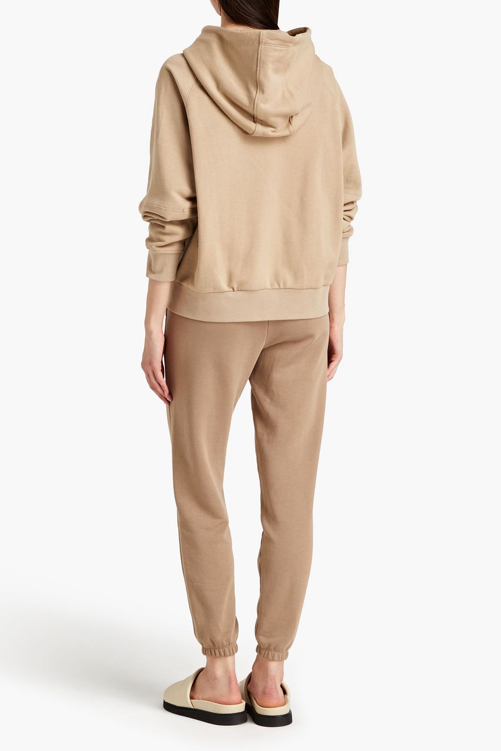 Y-3 Oversized logo-print French cotton-terry hoodie