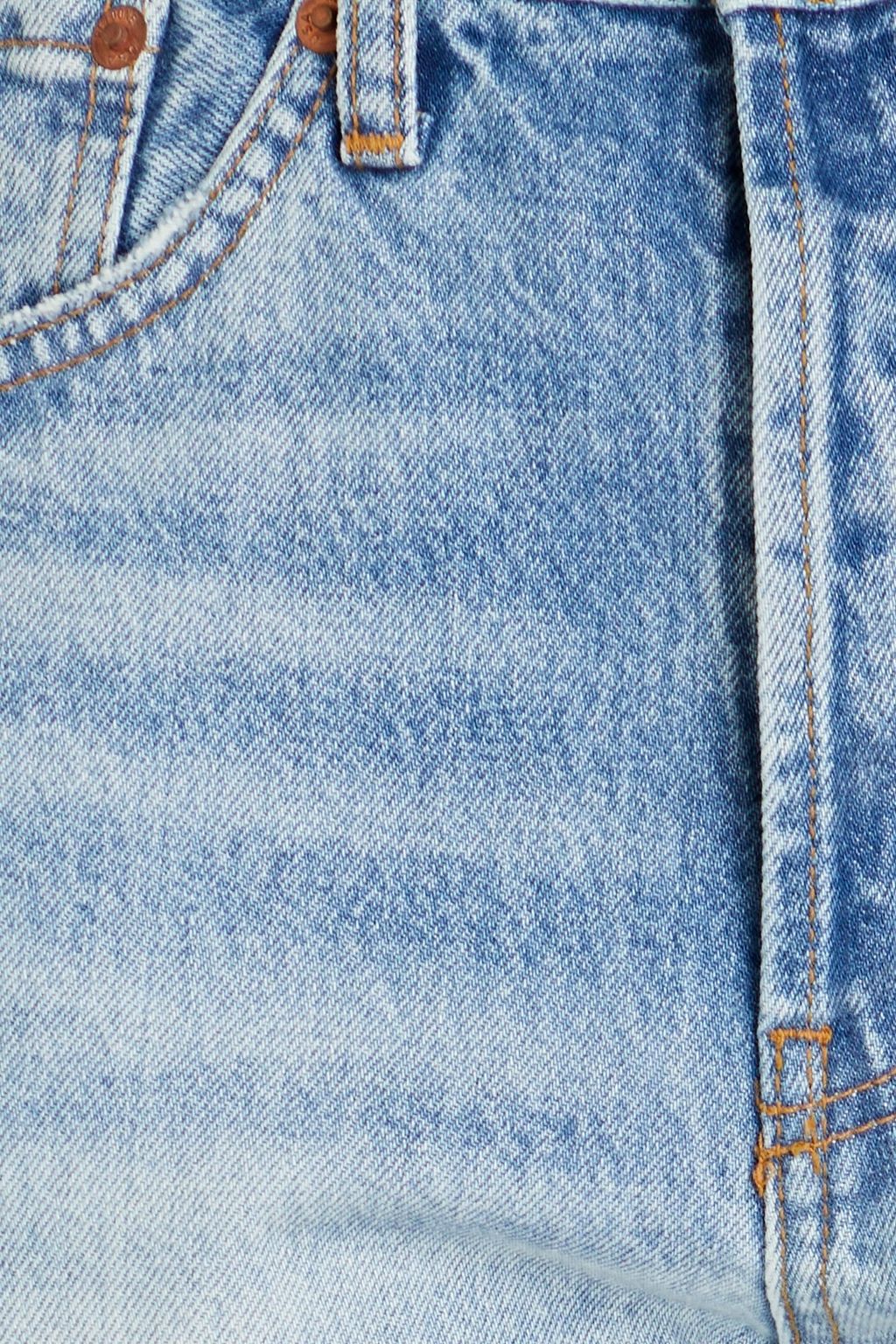 RE/DONE جينز بقصة بوت كت وخصر متوسط الارتفاع بتأثير معتق