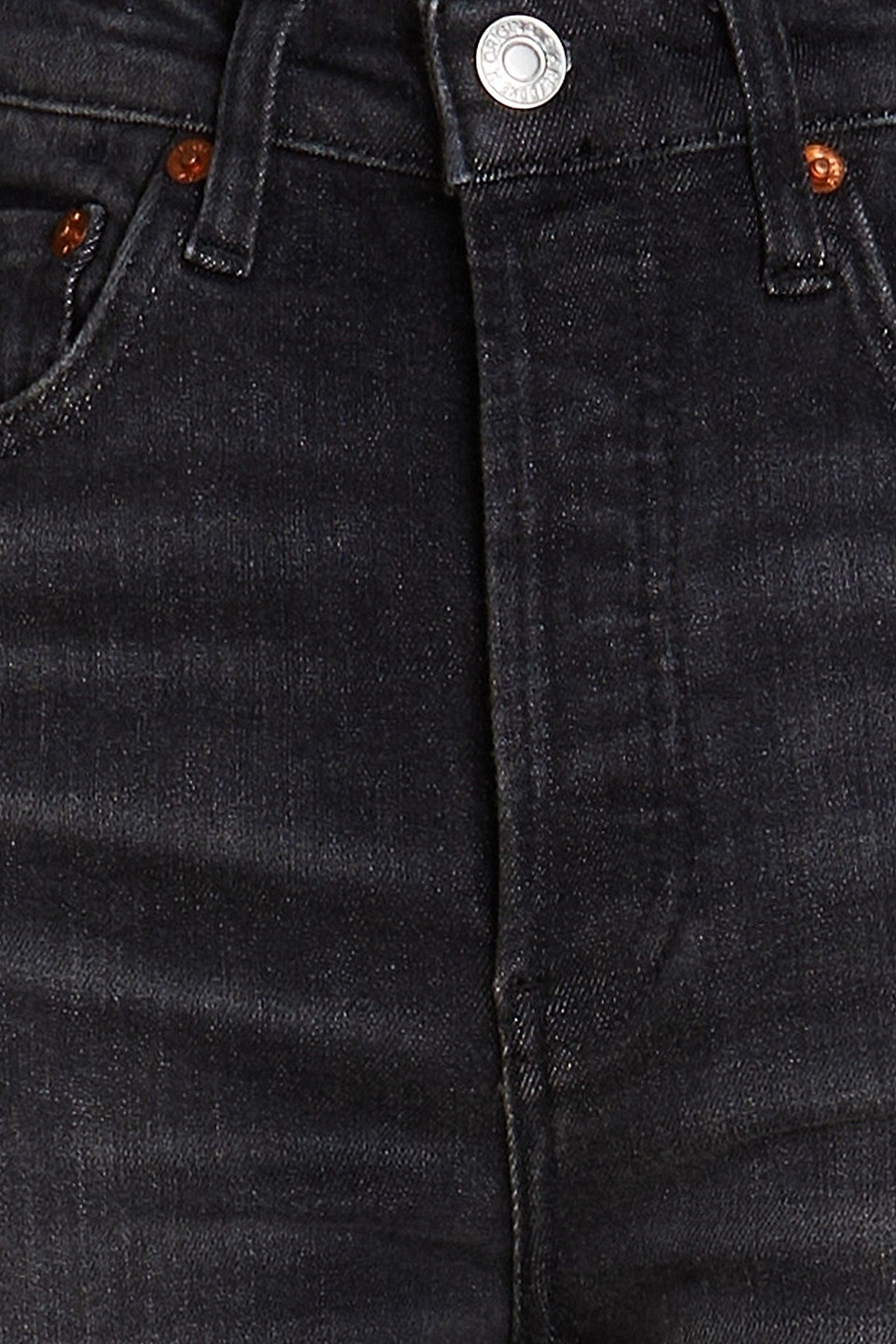 Re/done 70s Cropped Faded High-rise Straight-leg Jeans In Charcoal