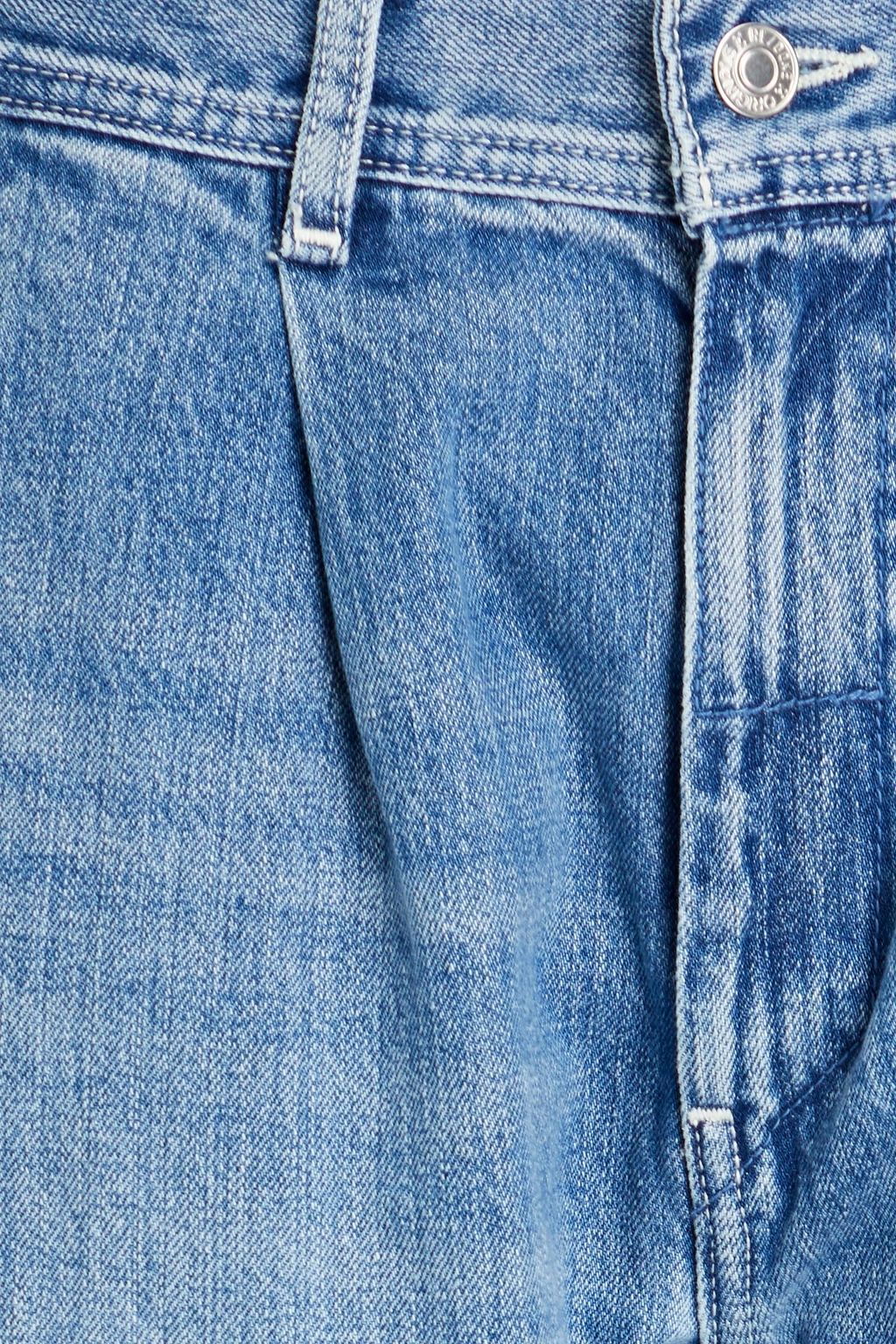 RE/DONE جينز بأرجل واسعة وخصر عالٍ