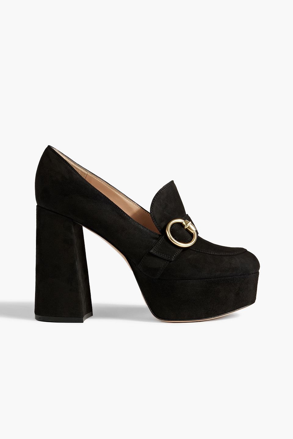 Louise suede platform pumps