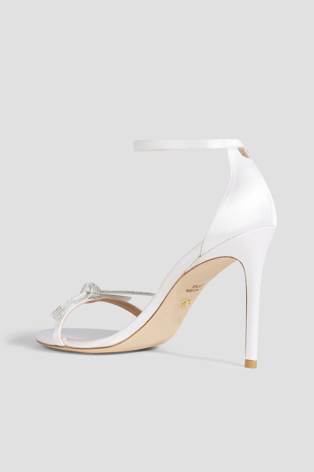 STUART WEITZMAN ラメ サンダル メタリック