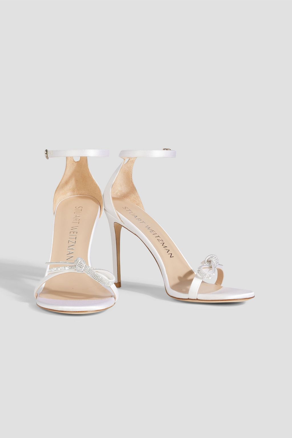STUART WEITZMAN ラメ サンダル メタリック