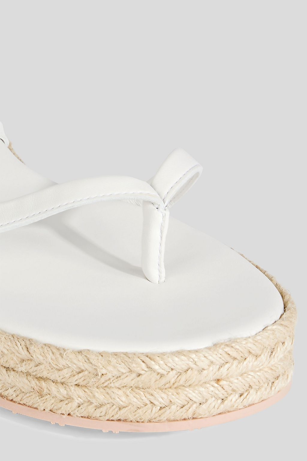 GIANVITO ROSSI Ribbon Beachclub embellished leather espadrille sandals