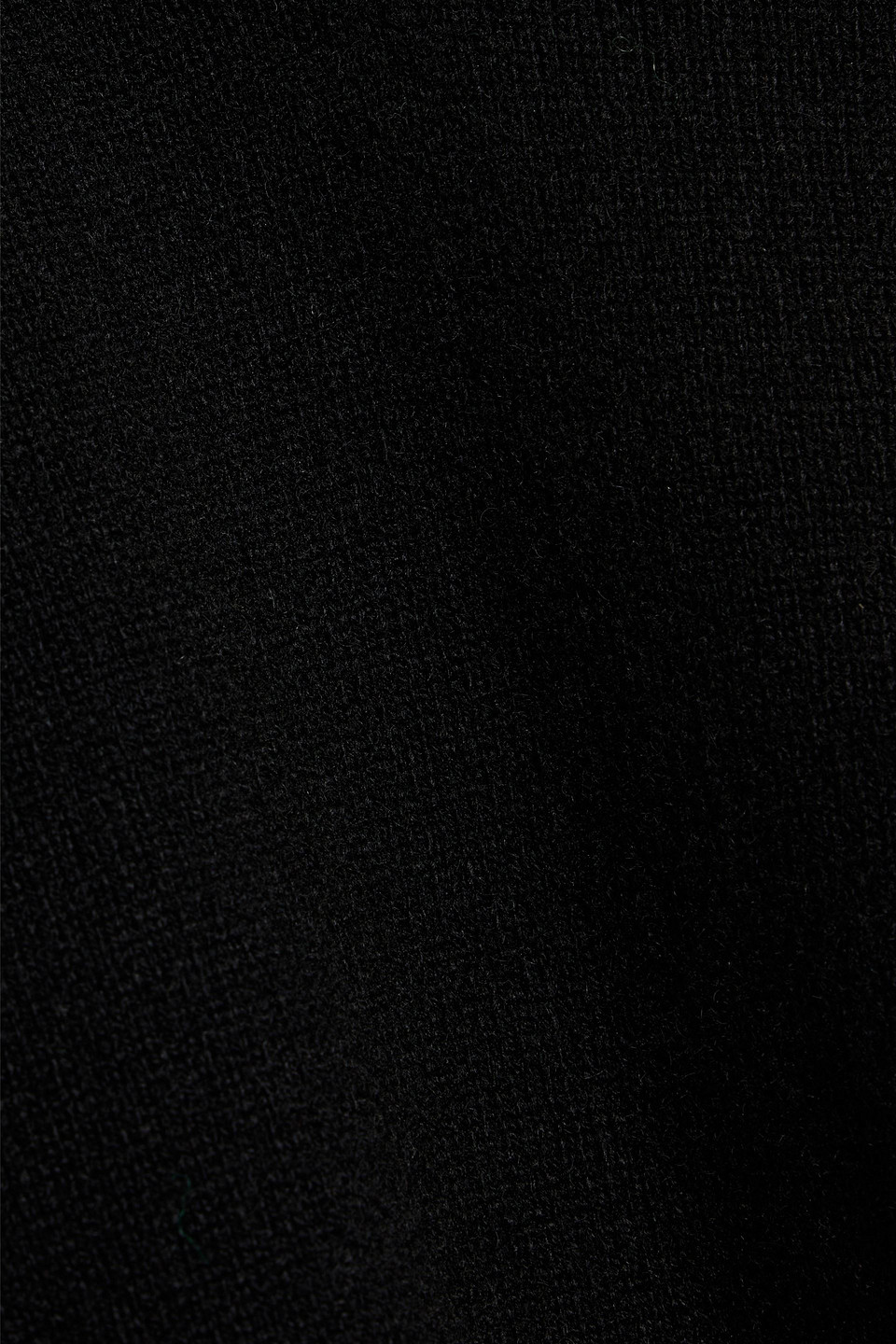 Another Tomorrow Cashmere And Wool-blend Sweater In Black