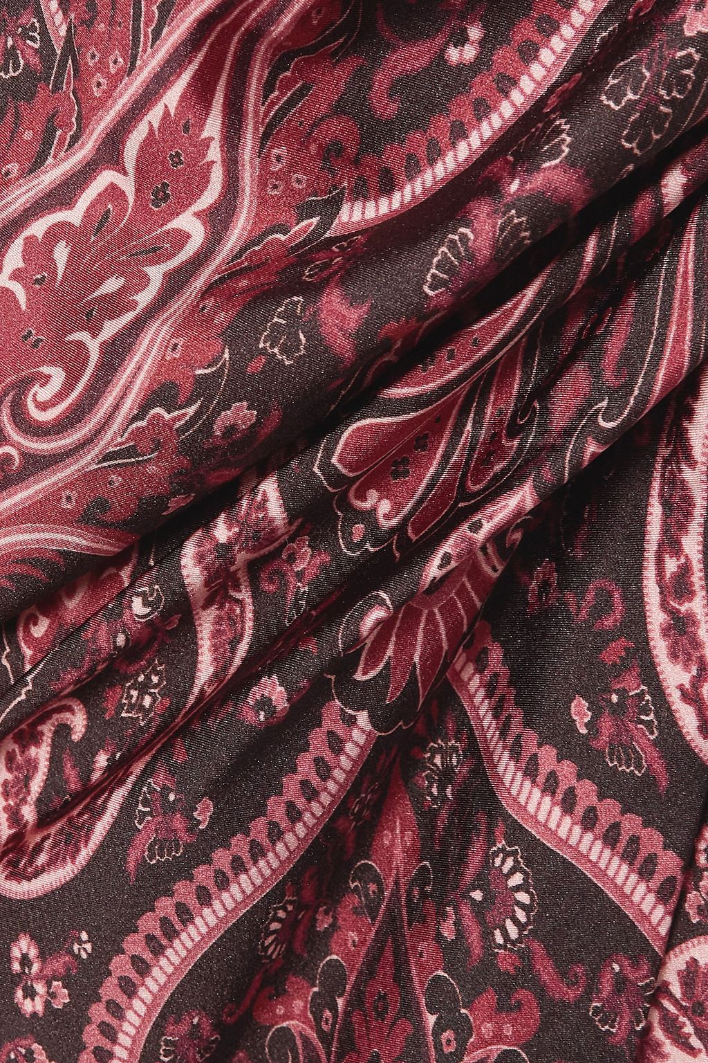 ETRO فستان قصير «هيلين» بِكُم واحد مصنوع من الجيرسي المطاطي ومزين بطبعة بيزلي