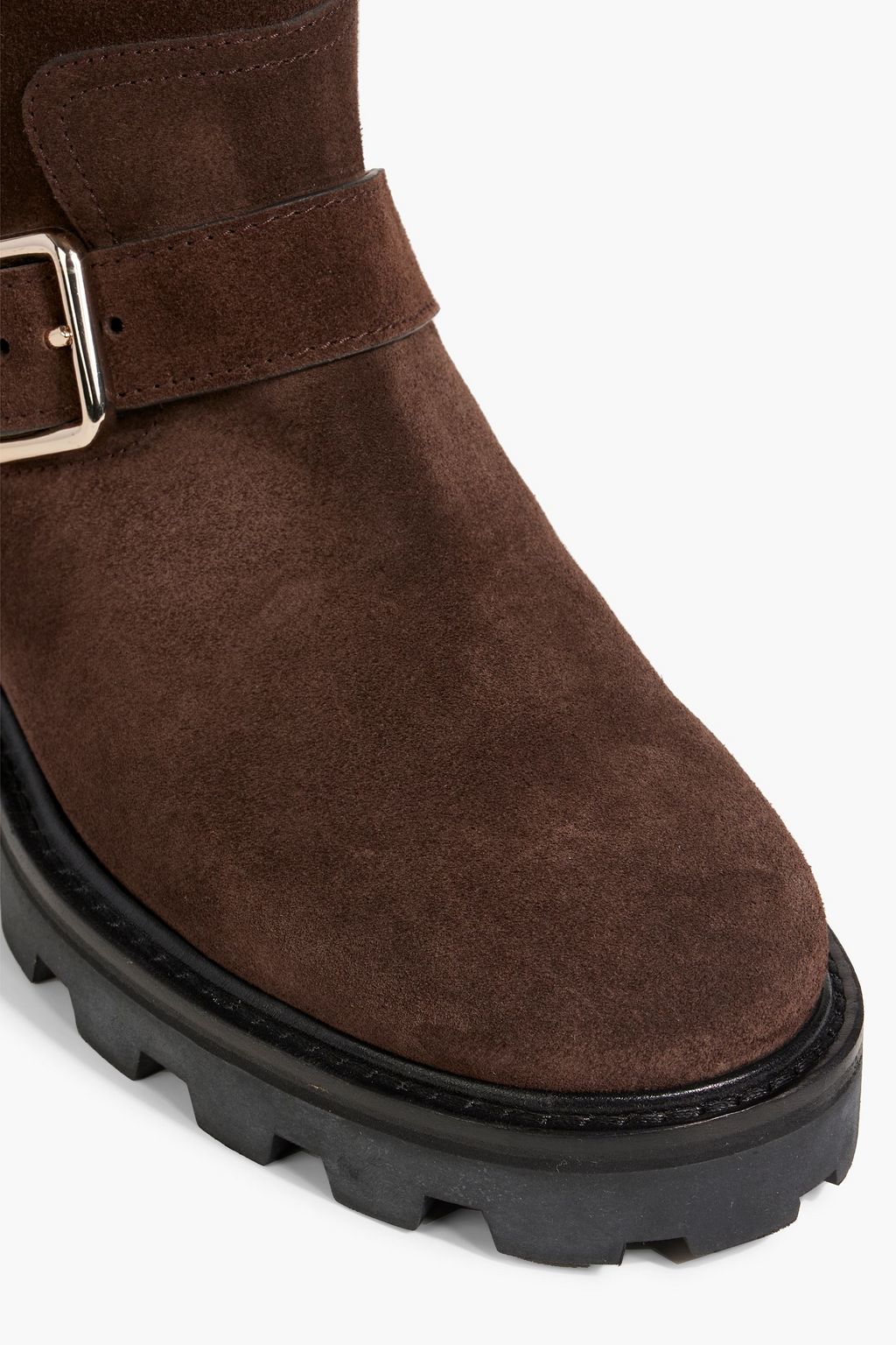JIMMY CHOO Youth II buckled suede ankle boots