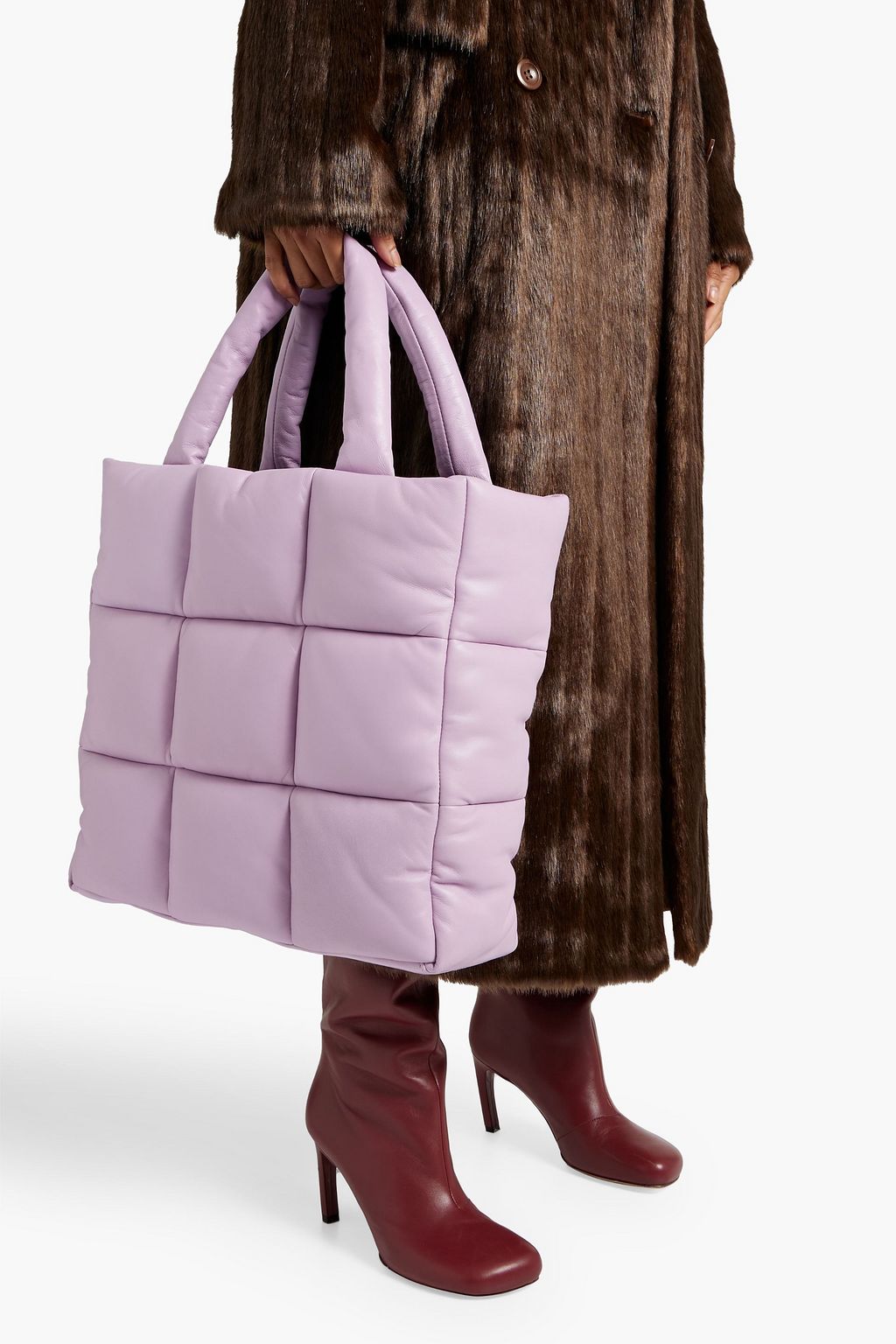 STAND STUDIO Assante quilted leather tote