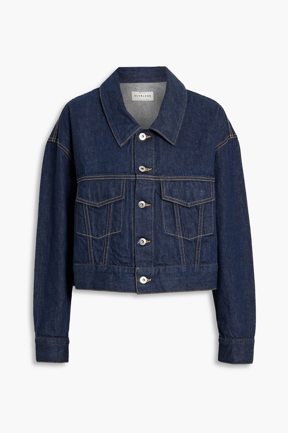 Slvrlake Denim Jacket In Dark Denim