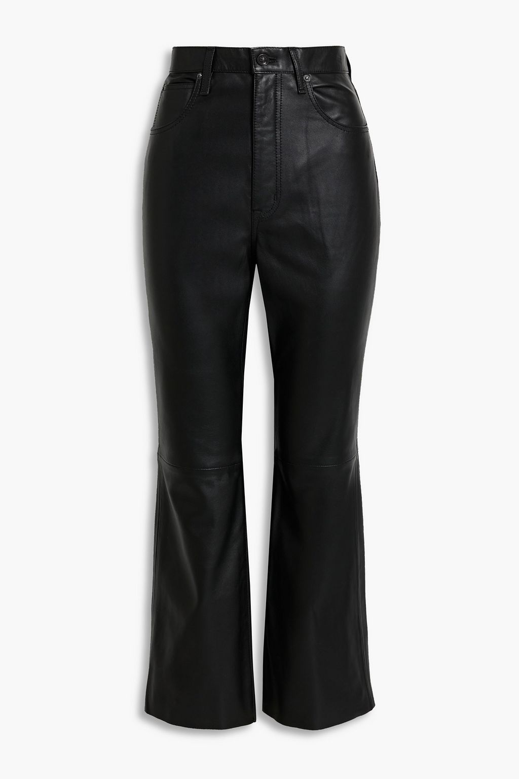 SLVRLAKE Frankie leather kick-flare pants | THE OUTNET