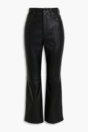 Dkny Women's Flared Patent Leather Pant