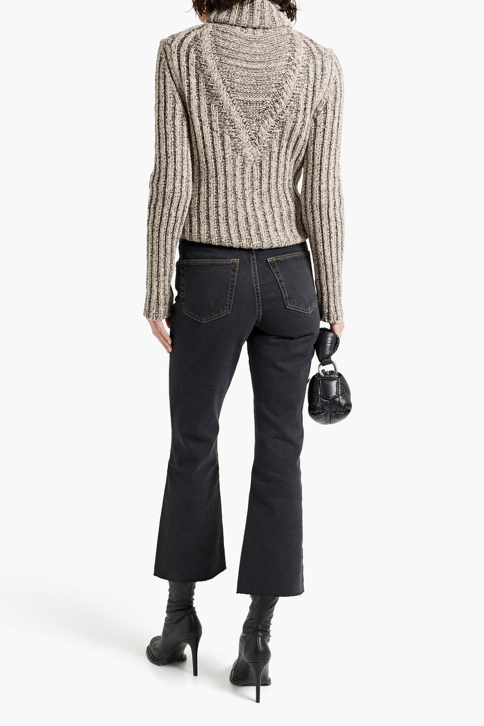 SLVRLAKE FRANKIE HIGH-RISE KICK-FLARE JEANS
