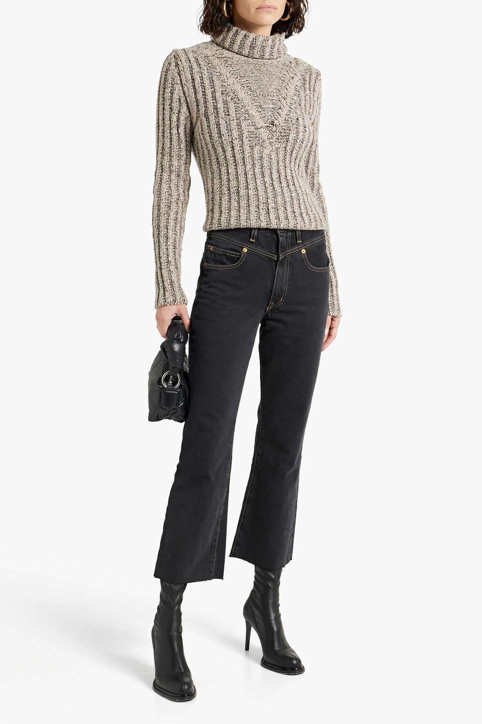 SLVRLAKE FRANKIE HIGH-RISE KICK-FLARE JEANS