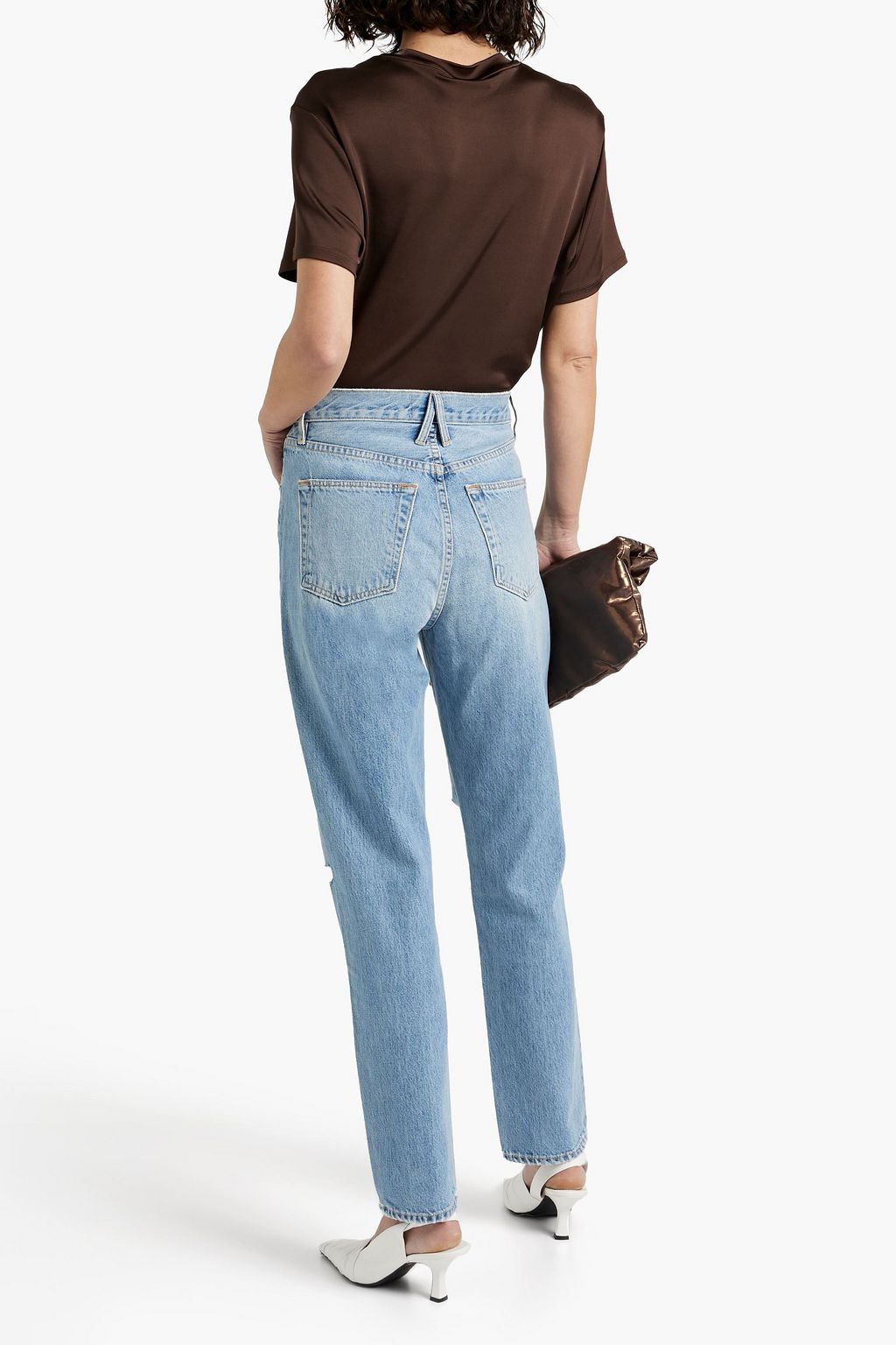 SLVRLAKE Sierra high-rise straight leg jeans