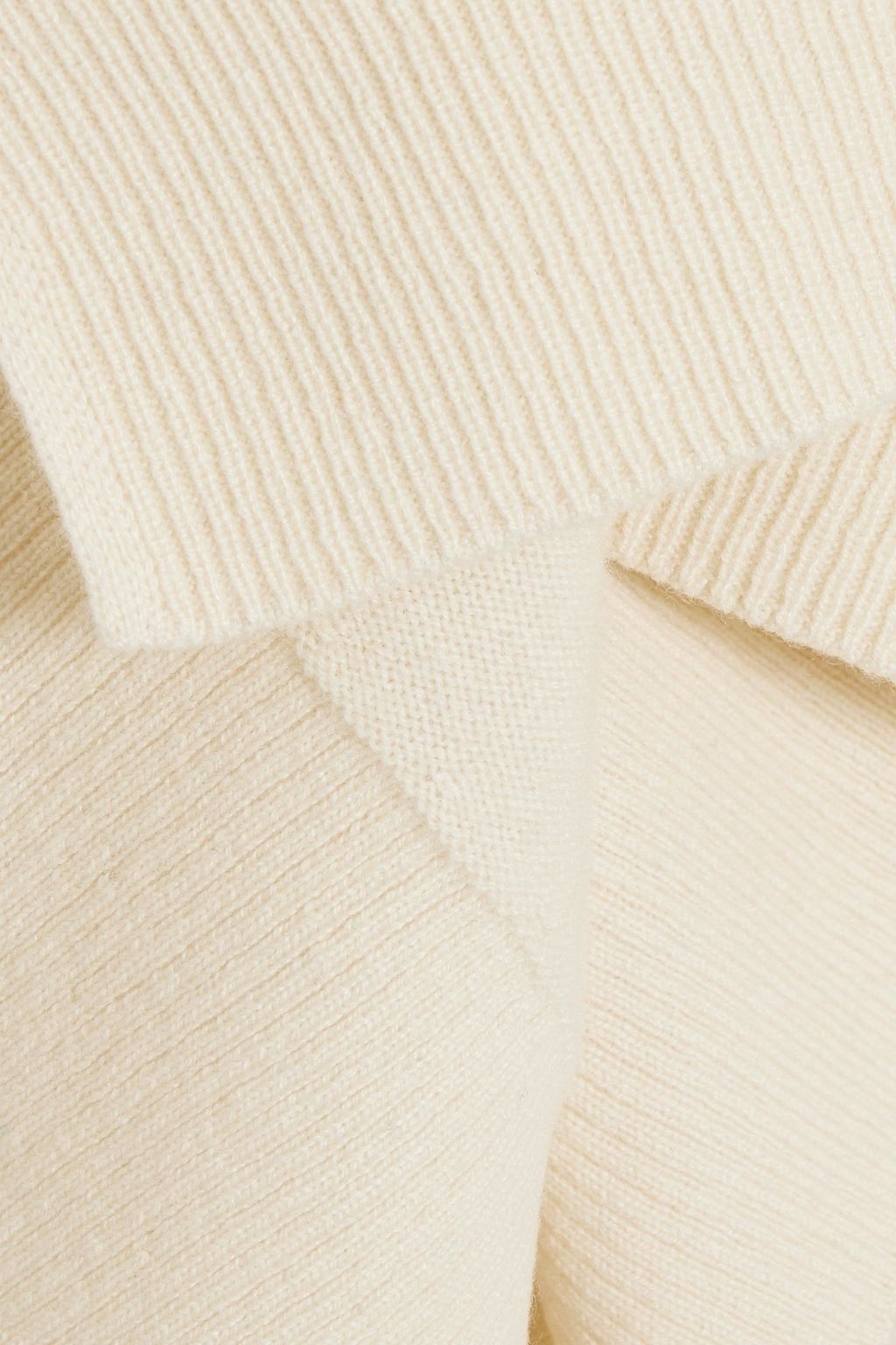 ANOTHER TOMORROW Cashmere and wool-blend sweater