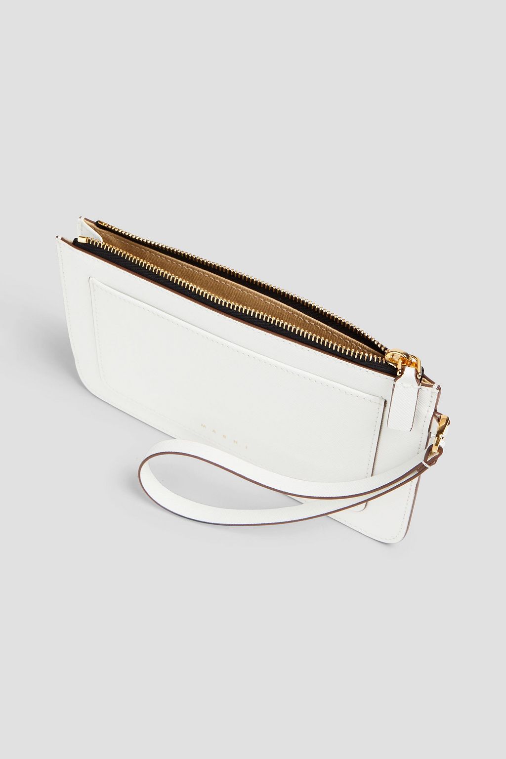 MARNI Textured-leather pouch