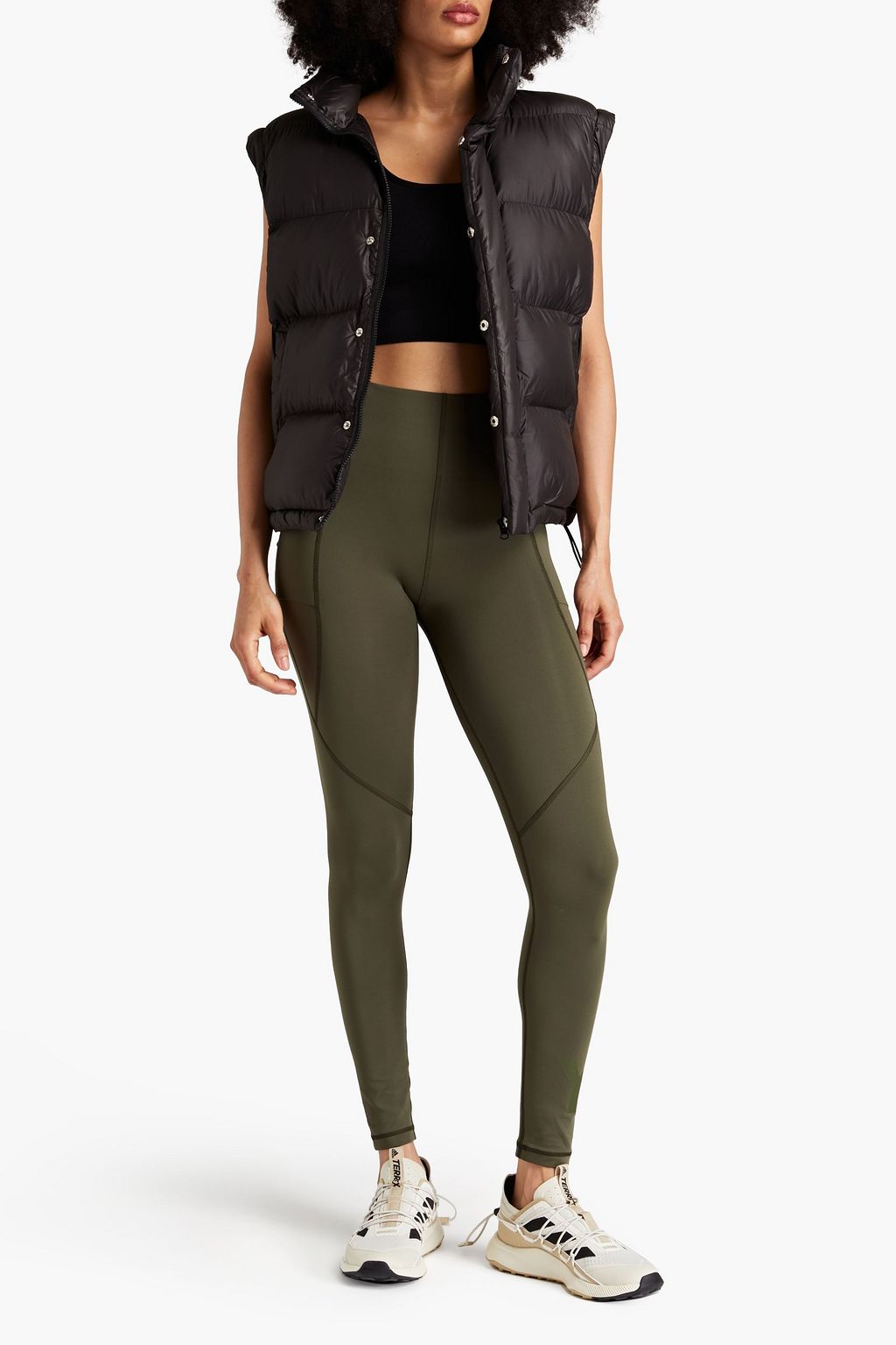 Y-3 Printed stretch-jersey leggings