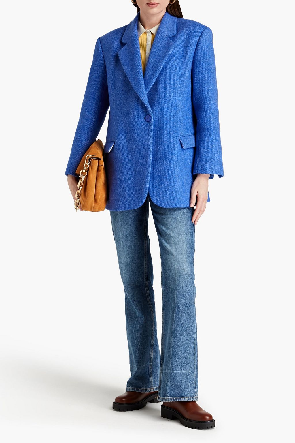 SANDRO Wool-blend blazer